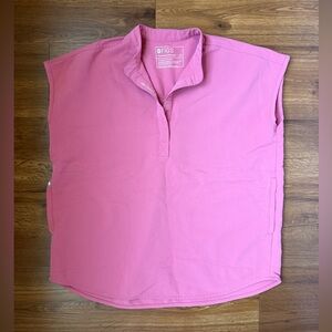 Figs Women's Pink Rafaela Scrub Top